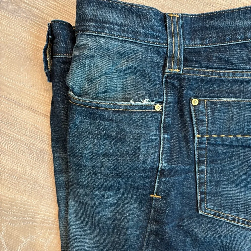 Carhartt B310DRT Jeans Men’s 36x36 Relaxed Fit Dark Wash Bootcut Work Pants Tall - Picture 6 of 10